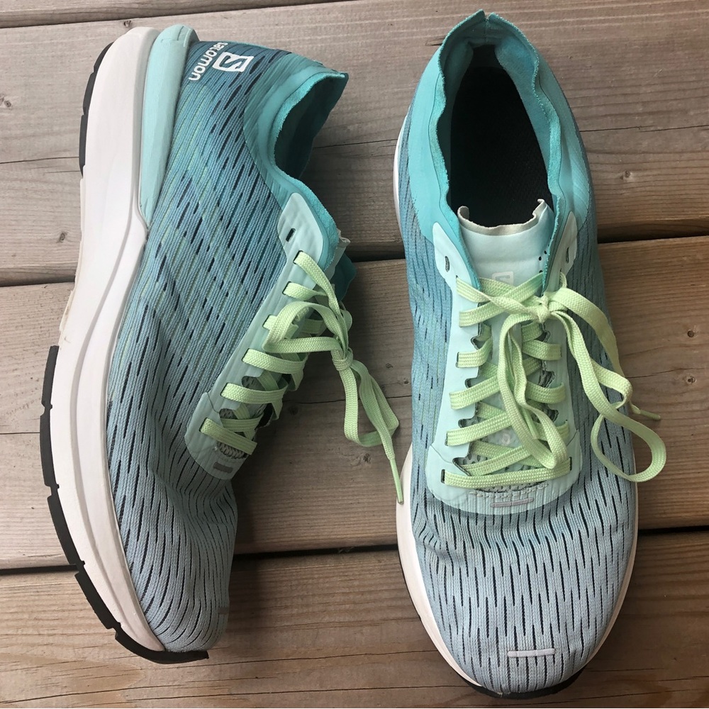 Women's  8.5 Salomon Sonic 3 Accelerate Running Shoes Racing Runners Sneakers